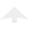 Ekena Millwork Alberta Architectural Grade PVC Gable Bracket, 36"W x 16 1/2"H x 4"D x 6"F, 11/12 Pitch GBP036X17X0406ALB00 - alternate 3